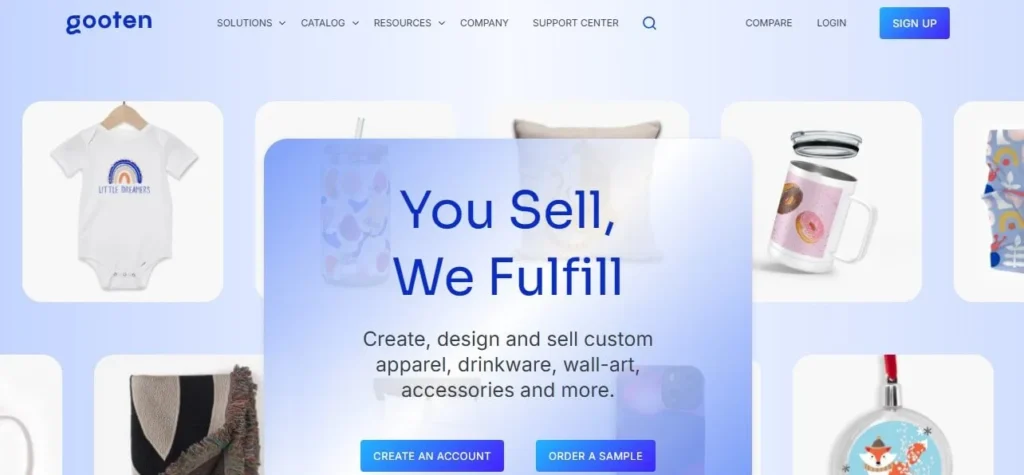 Gooten Print on Demand Companies in USA