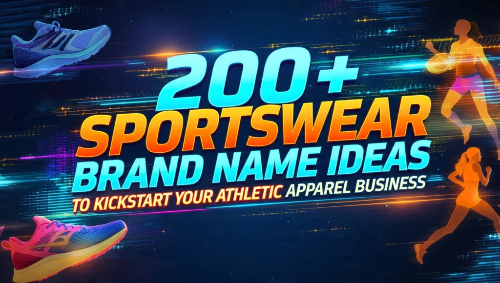 200+ Sportswear Brand Name Ideas to Kickstart Your Athletic Apparel Business